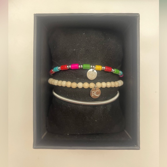 Rustic Cuff Bracelet Set (3) - Picture 3 of 4